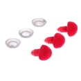 thumbnail image 3 of Nariz de muñecas de seguridad perfke 100 Piezas de Animales de oso de peluche DIY rojo, 3 of 9