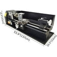 thumbnail image 2 of Heavy-duty Precision Metal Bench Lathe 10.2"*27.6" AC Motor Variable-Speed Turning Machine Precision Mini Lathe, 2 of 12