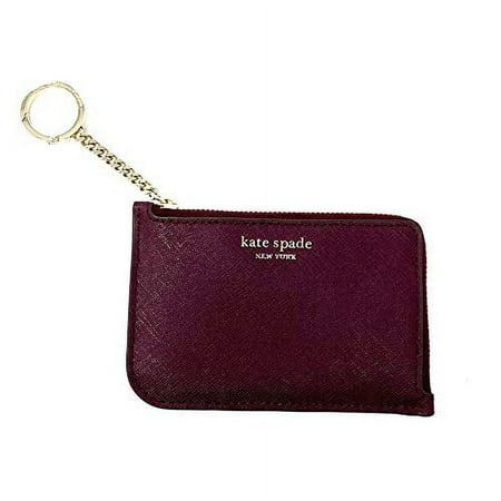 Kate Spade New York Cameron Medium L-Zip Card Holder WLRU5491 Warm Vellum
