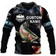 thumbnail image 5 of Sudadera con capucha y cremallera para hombre, nueva sudadera con capucha con estampado 3D de pesca de carpas y pesca salvaje, moda para exteriores, sudadera de gran tamaño Harajuku, primavera de 2024, 5 of 5