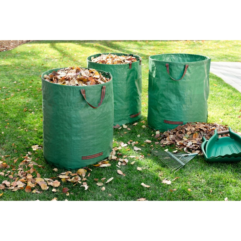 MEKKAPRO Big Gulp Leaf Garden Bag, 2-Pack with Reinforced Handles