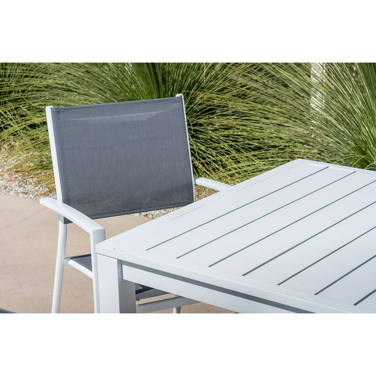 Cambridge Palmero 7 Piece Outdoor Dining Set with 6 Sling Chairs