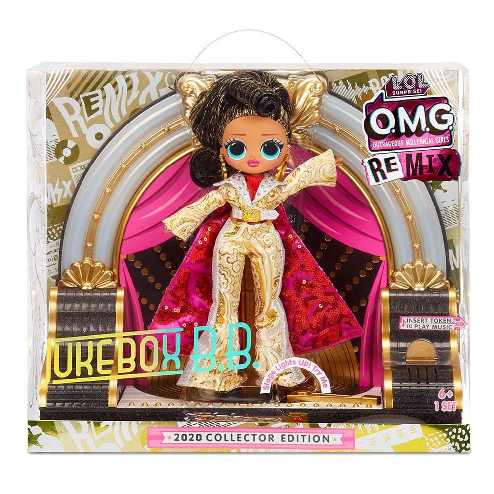 Poupée-mannequin Jukebox B.B. LOL Surprise OMG Remix, série de collection 2020 avec musique