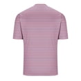 thumbnail image 4 of Kaemgyyd Men's Big and Tall Henley Shirt Casual Striped Button Loose Fit Tshirt Short Sleeve Lightweight Casual Golf Top, 4 of 5