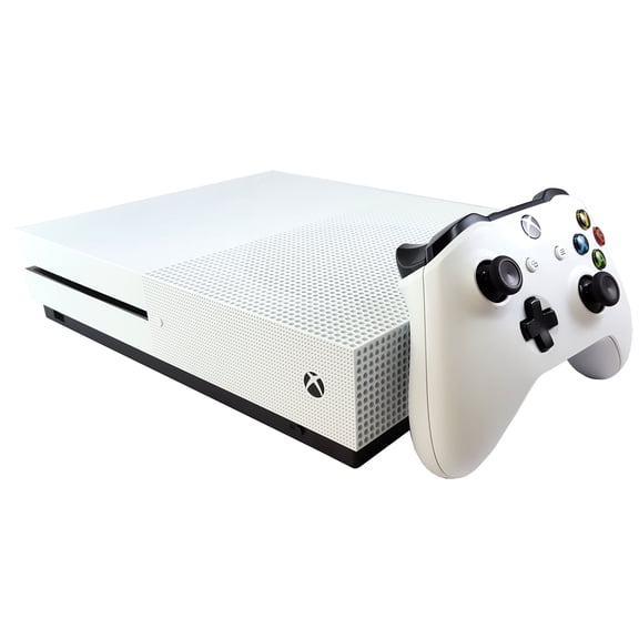 Pre-Owned Restored Microsoft Xbox One S 2TB Video Game Console White Matching Controller HDMI