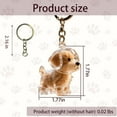 thumbnail image 2 of 2 Pcs Dog Hair Collector Keychain Charm Memorial Storage Box, Dogs Fur Pendant, Pet Hair Memorial Keepsake, Portable Pet Memory Capsule, Birhthday Gift for Pet Lovers, 2 of 6