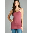thumbnail image 3 of Essential Basic Women's Basic Casual Long Camisole Cami Top Regular Sizes, 3 of 5