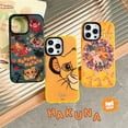 thumbnail image 2 of El Rey León iPhone 14 Pro Max Simba Funda De Carácter Para 12 11 TPU Suave A Prueba De Golpes X XS XR Proteger 13 Amistad En El Salvaje Caso, 2 of 4