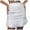 White, variant on Summer Skirt Saving! Jerdar Women's Casual Solid High Waist Ruffled Zipper Fish Tail Short Skirt White M