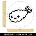 thumbnail image 2 of Kawaii Cute Shrimp Tempura Ebi Self-Inking Rubber Stamp Ink Stamper - Pink Ink - Medium 1 Inch, 2 of 7