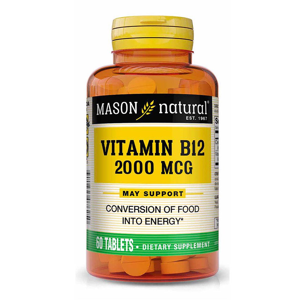 Mason Natural Vitmain B12 2,000 mcg