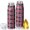 Pink and Black Checkered Pattern, variant on Blue and Yellow Checkered Pattern Bullet Tumbler, Vacuum Insulated Vacuum Bullet Drinkware 360° Seamless Print Gifts Ideas for Home Office Outdoor Sports Car