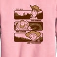 thumbnail image 2 of Toy Story 5 - The Cowboy, the Ranger, and the Sheriff - Youth Boys Crew Fleece Sweatshirt, 2 of 4