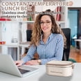 thumbnail image 6 of NATPLUS Electric Heated Lunch Box, 304 Stainless Steel No-Water Food Warmer with Carry Handle, Portable Self-Heating Meal Container for Office and School, Heated Lunch Box, 6 of 6
