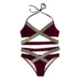 thumbnail image 2 of Women Push-up Bikini Set Swimsuit Swimwear Beach Holiday Bathing Suit, 2 of 4