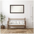 thumbnail image 6 of Amanti Art Custom Wall and Bathroom Mirror (28.75 x 48.75 in.), Cyprus Walnut Frame, 6 of 7