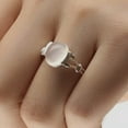 thumbnail image 3 of Yesbay Vintage Moonstone Inlaid Finger Ring Women Wedding Jewelry Valentine Day Gift, 3 of 7