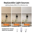 thumbnail image 5 of Aplique de pared exterior E27 con luz LED arriba y abajo, IP65, resistente al agua, para porche, puerta de entrada, lámpara de pared exterior, 5 of 5