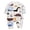 Black, variant on Enyan Baby Boy One Piece Clothes Fall Winter Outfit Long Sleeve Fun Cartoon Romper Newborn Infant Bodysuit(Size 3-6 Months)