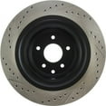 thumbnail image 2 of StopTech 127.42101L StopTech Sport Rotors; Drilled And Slotted; Rear Left; Fits select: 2010-2013 INFINITI G37, 2009-2019 NISSAN 370Z, 2 of 5