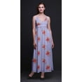 thumbnail image 4 of Bimba Floral Women Printed Sleeveless Long Maxi Strappy Bohemian Beach Dress-Large, 4 of 5