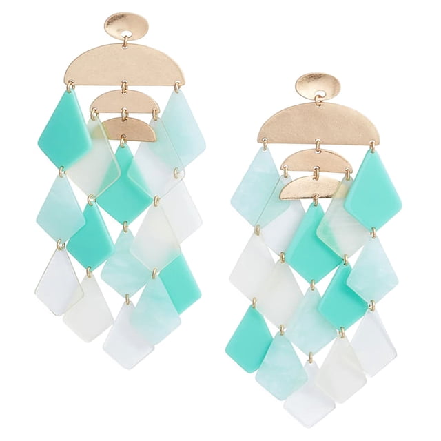 Laklulu Pendientes largos para mujer, joyería, regalo para mujeres y niñas