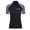 Grey, variant on vastwit Women Premium Wetsuit Top Short Sleeve Color Block Zip-Up Diving Suit Top for Swimming Diving Surfing Black S