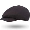 thumbnail image 4 of SikaFu New Autumn Winter Wool Felt Cap Retro Beret Hats for Men Vintage Male Newsboy Caps Octagonal Flat Ivy Caps Men Berets Cap, 4 of 6