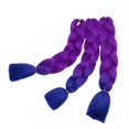 thumbnail image 2 of Ombre Jumbo Braiding Hair Extensions High Temperature Synthetic Ombre Twist Colored Hair, 2 of 6