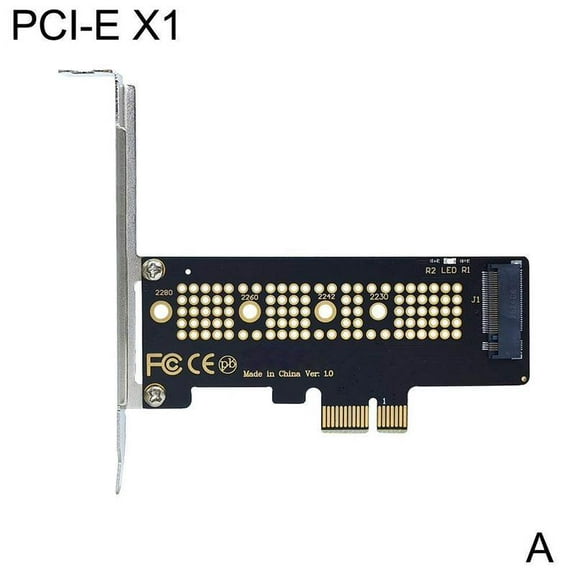 NZRUANE M.2 NVME SSD to pcie 3.0 X1 x4 x8 x16 Desktop Hard Expansion,Adapter Card V9K2
