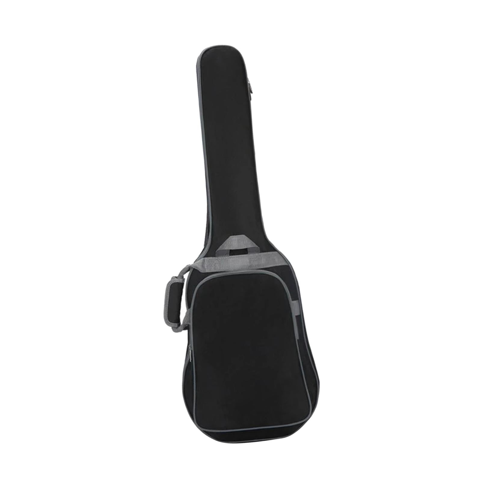 LeeQinersw Acoustic Guitar Bag Carry Case with Pockets Guitar Gig Bag Brass Case
