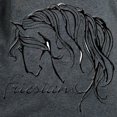 thumbnail image 3 of CafePress - Friesian T Shirt - Women's Traditional Fit Dark T-Shirt, 3 of 4