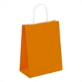 thumbnail image 1 of Oleegame 1 Pce 4 Pcs Sac en Papier Kraft Sac Cadeau Sac de Courses Coloré Orange, 1 of 2