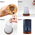 thumbnail image 4 of Difusor de aceite de fragancia de aromaterapia Difusor de aceite perfumado ultrasónico silencioso con apagado automático Sin agua 7 LED Luz nocturna para oficina en casa SPA 100ml, 4 of 5