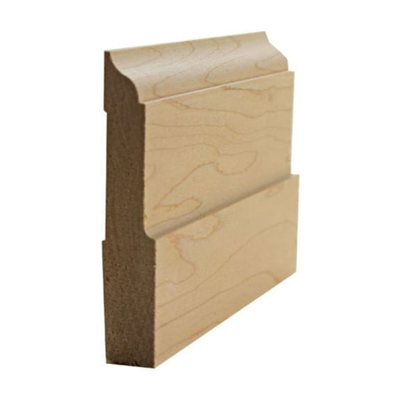 EWBB31 Colonial 3-3/4" Tall x 3/4" Baseboard Moulding. Unfinished