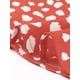 thumbnail image 5 of Blusa de trabajo casual para mujeres GRACE & GRANDEUR de talla grande, con cuello en V, mangas largas y estampado de lunares, 2024, 3X, naranja, 5 of 6