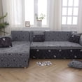 thumbnail image 2 of Yipa Stretch Fabric Sofa Slipcover 1 2 3 4 seater L shape , Elastic Sectional Sofa Cover Slipcover Protector Couch For Moving Furniture Living Room, 2 of 6