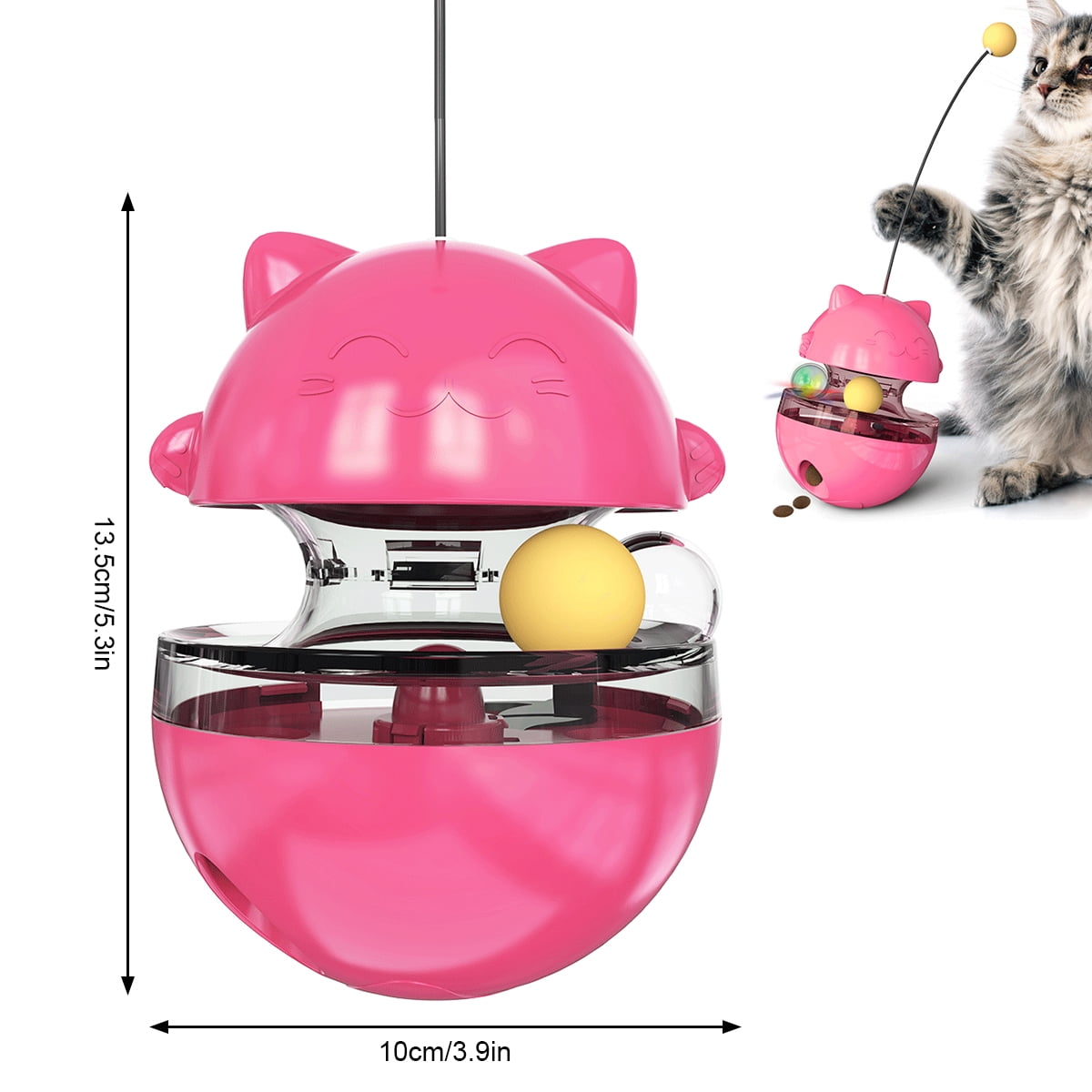 cats Tumbler Leakage Food Ball Feeder Cat Feeding Toys – Petliv