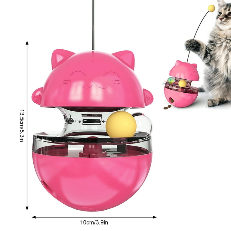 SDJMa Tumbler Pet Toy, Dog Leaky Food Toy Interactive Dog Cat Toy Food Treat  Dispensing Toys, Slow Feeder Treat Ball for Pets Increases IQ 