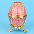 thumbnail image 2 of Joyero Bling Bling Huevo de Pascua esmaltado vintage Caja de huevos de Pascua, 2 of 9