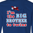 thumbnail image 4 of Inktastic I'm the Big Brother to Twins. Long Sleeve Youth T-Shirt, 4 of 5