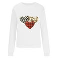 thumbnail image 4 of BLTIBY Womens Long Sleeve Sweatshirts Fall Spring Printed Round Neck Top Fashion Comfortable Loose Casual Pullover Blouse White 3XL, 4 of 4