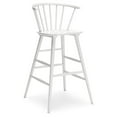 thumbnail image 4 of Bowery Hill Contemporary 29.88" Wood Tall Barstool in Solid White, 4 of 9