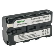 Kastar 1-Pack NP-F570 Battery 7.4V 2900mAh Replacement for LED Video Light CN-126 CN-160 CN-216 CN-304 CN126 CN160 CN216 CN304 VL600 YN300, GVM LED480 LED520 LED672 LED896 Other LED Video Lights