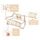 thumbnail image 4 of 2.7 Inch Metal Hair Claw Clips Hair Barrettes for Fashion Accessories for Women Beauty, 4 of 9