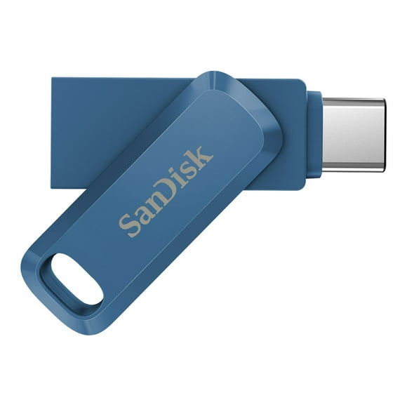 SanDisk Ultra Dual Drive Go - Clé USB - 256 Go - USB 3.1 Gen 1 / USB-C - Noir Clé USB Type-C Western Digital SanDisk Ultra Dual Drive Go 256 Go