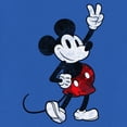 thumbnail image 2 of Toddler's Mickey & Friends Retro Mickey Peace Sign  Graphic Tee Royal Blue 5T, 2 of 3