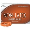 Alliance Rubber 37196 Non-Latex Rubber Bands, Size #19 (3-1/2 x 1/16") 1 lb. Box, Orange