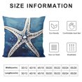 thumbnail image 5 of QZHH  Nautical Theme Decorative Throw Pillow Covers  Coastal Starfish Sea Turtle Pillowcase Ocean Beach Blue Pillow Covers for Outdoor Couch Living Room, 5 of 5