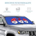 thumbnail image 3 of Bingfone 4th Of July Gnomes Car Windshield Sunshade,Sun Foldable Sun Shield Sun Visor For Car - Medium, 3 of 8